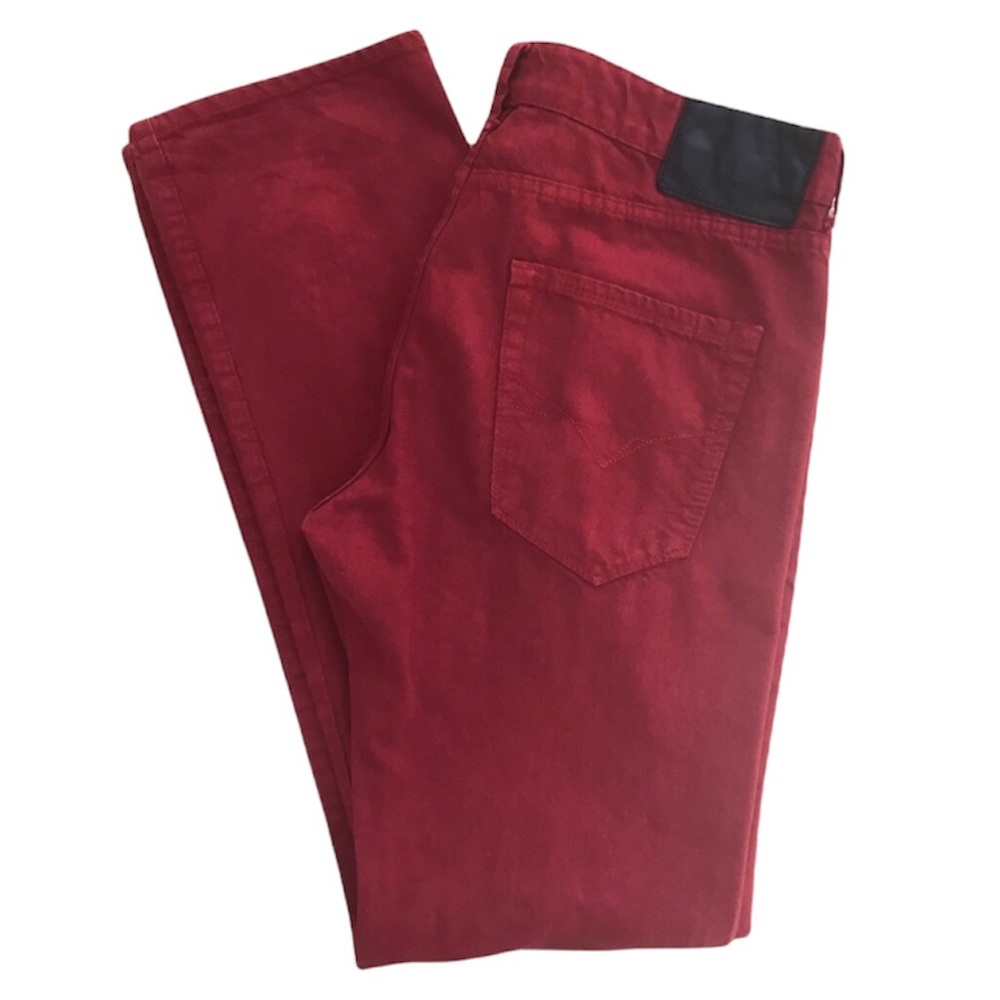 Guess | Men’s jeans, size 33, straight cut, red, 100% cotton. Great cond…